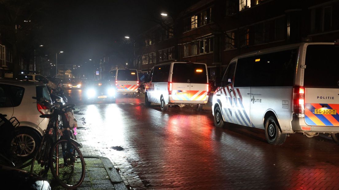 Meerdere politiebusjes
