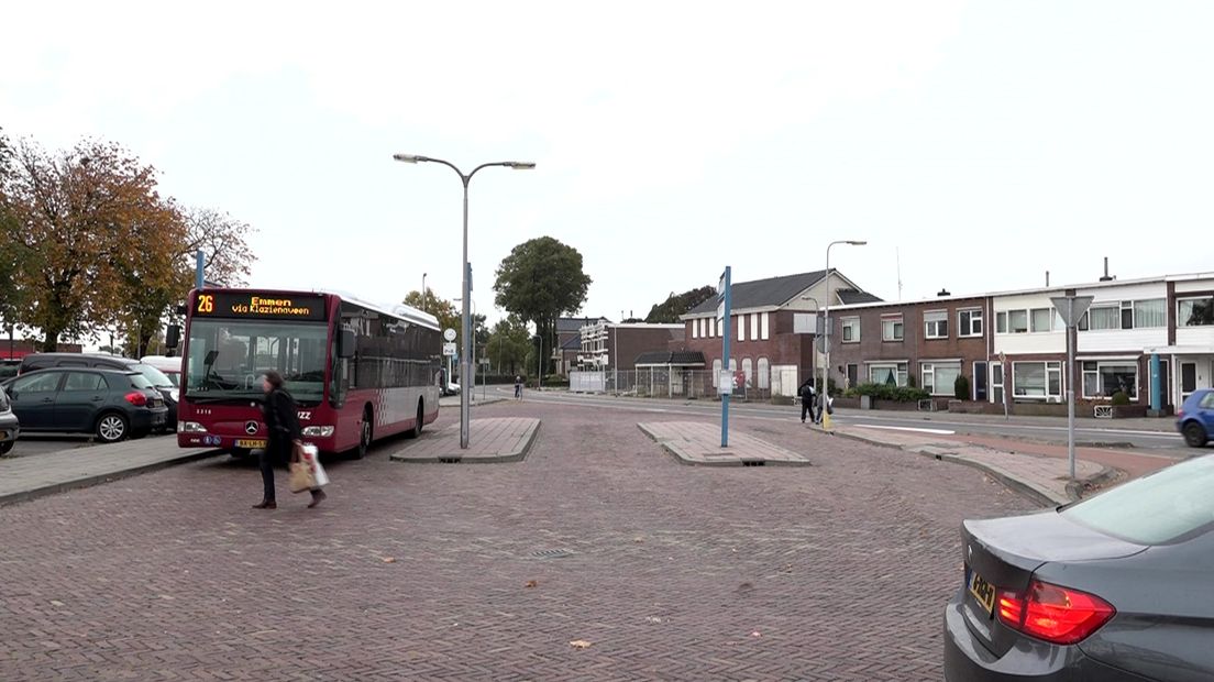 Het huidige stationsgebied in Coevorden (Rechten: Steven Stegen / RTV Drenthe)