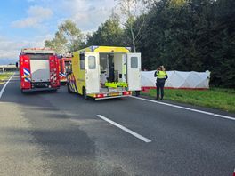 Zwaargewonde bij ongeluk op N33, weg is inmiddels weer op