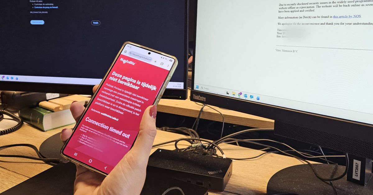 Site raad Amersfoort en twee sites Leusden offline door probleem met programmeertaal
