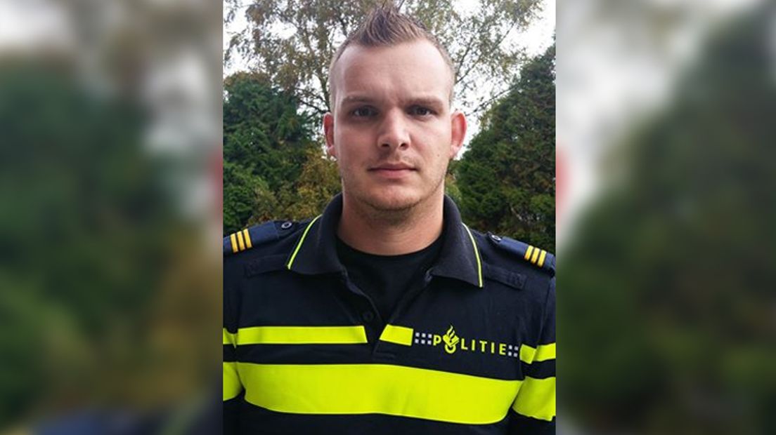 Politieman Sybo Bouius (Rechten: Facebook Politie Assen)