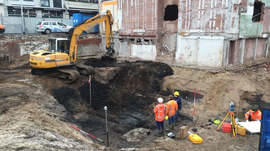 Archeologische vondsten aan Melkmarkt in Zwolle