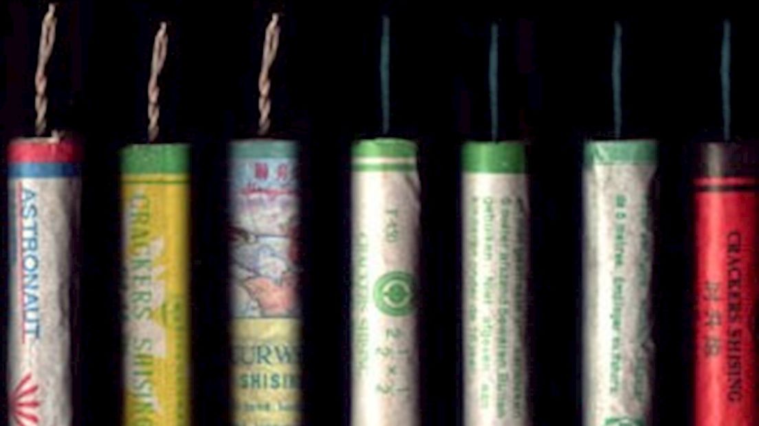 Stunten met vuurwerk