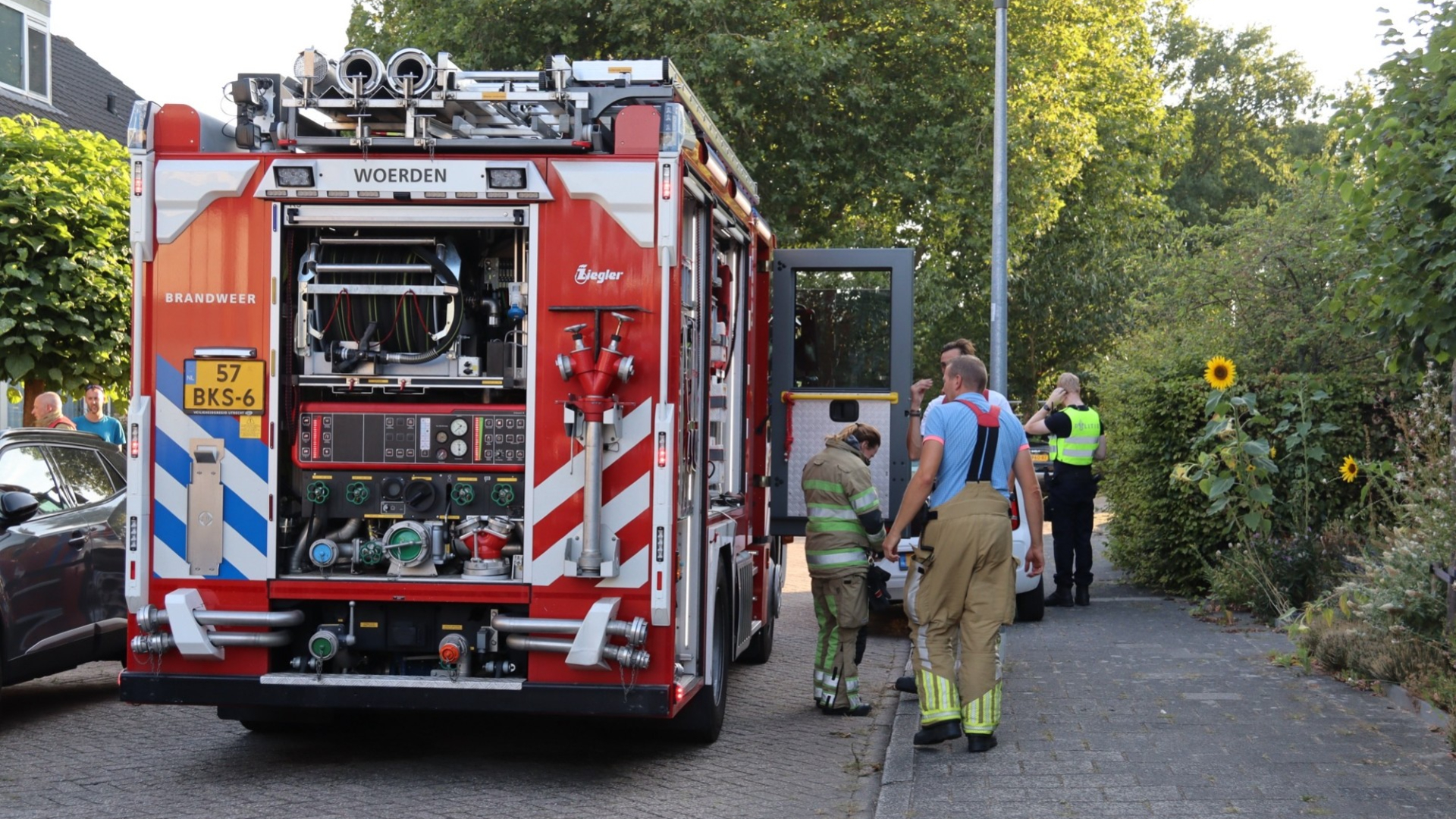 Pomp aquarium vat vlam in Woerdense woning
