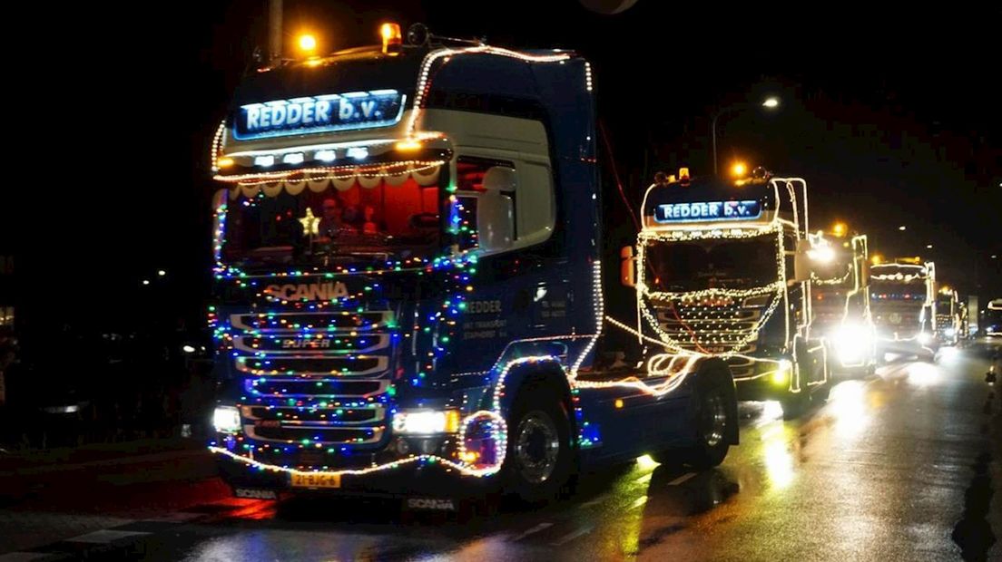 Trucks by Night in West-Overijssel