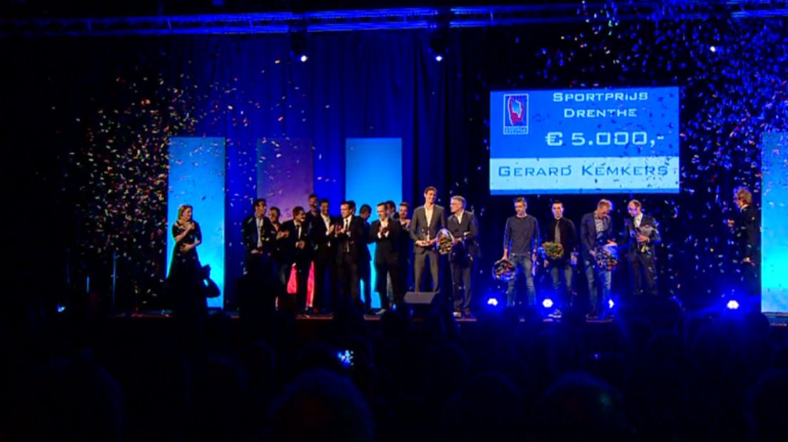 Gerard Kemkers kreeg in de vorige editie de Sportprijs Drenthe (Rechten: RTV Drenthe)