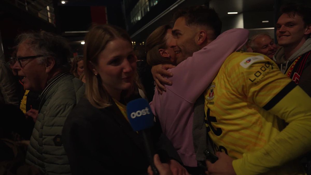 Vriendin De Busser denkt haar vriend even kwijt te zijn. "Hij is de held voor heel Deventer en omstr