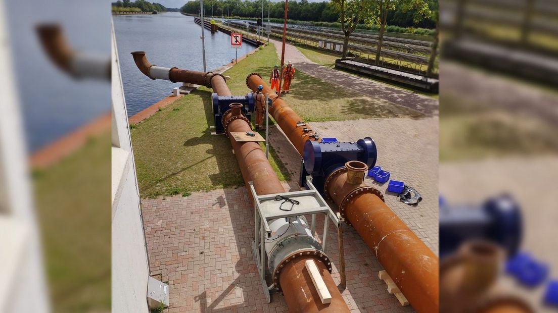 Pompen ingezet om waterpeil Twentekanaal te verbeteren
