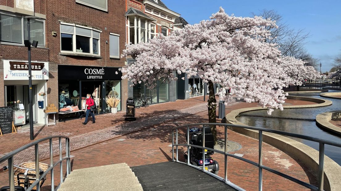 De winkelstraat in Hoogeveen