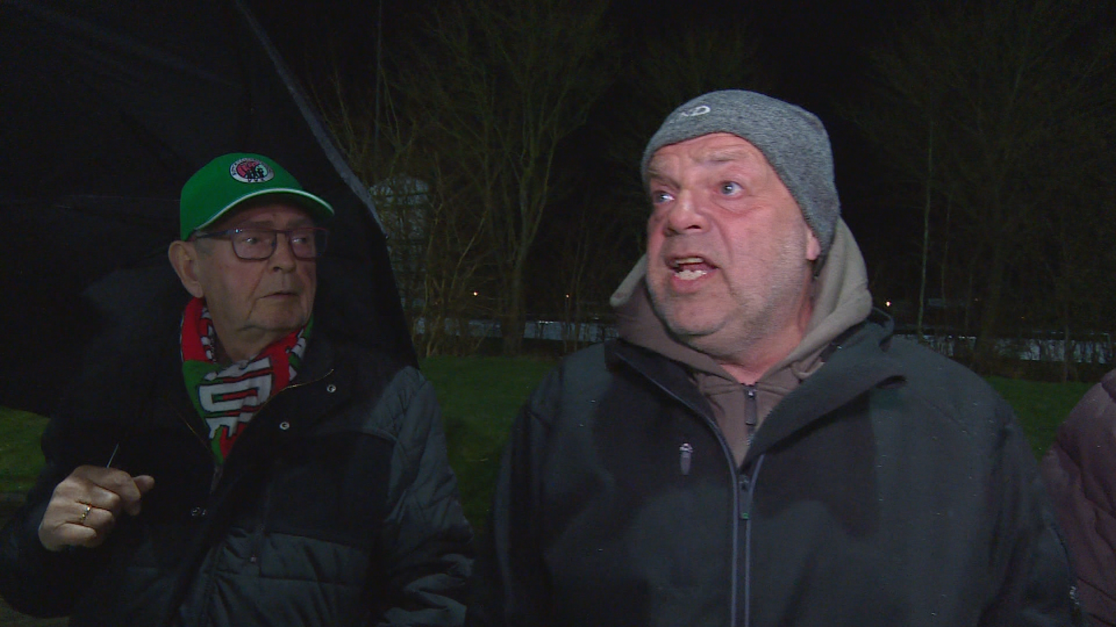 Keimpe Venema (l) en Jan Rozema