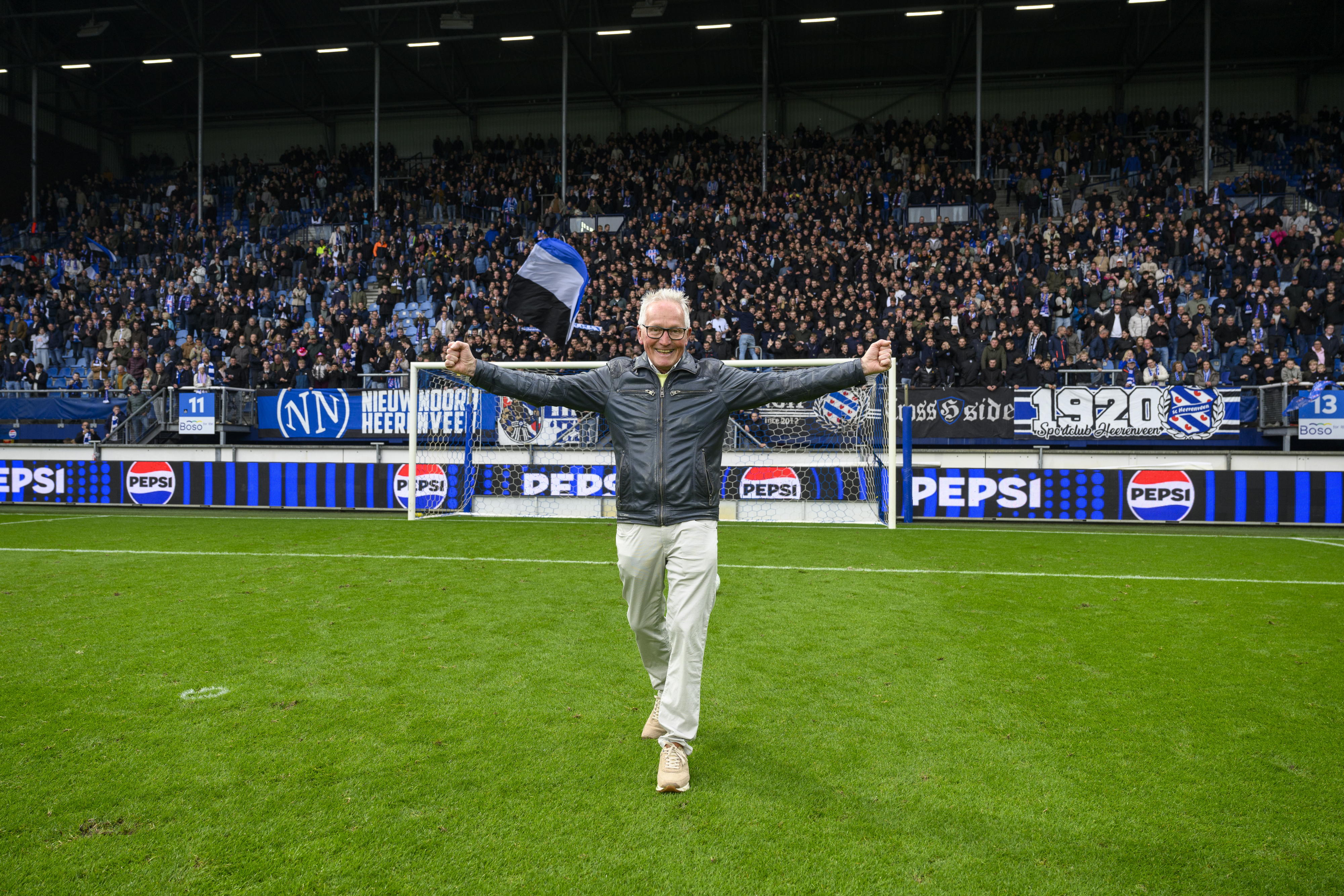 Catrinus Stoker foar it supportersfak fan Nieuw Noord