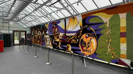 Textielkunstwerk van 35 meter wordt geen boetekleed maar ook niet minder pijnlijk Nieuws