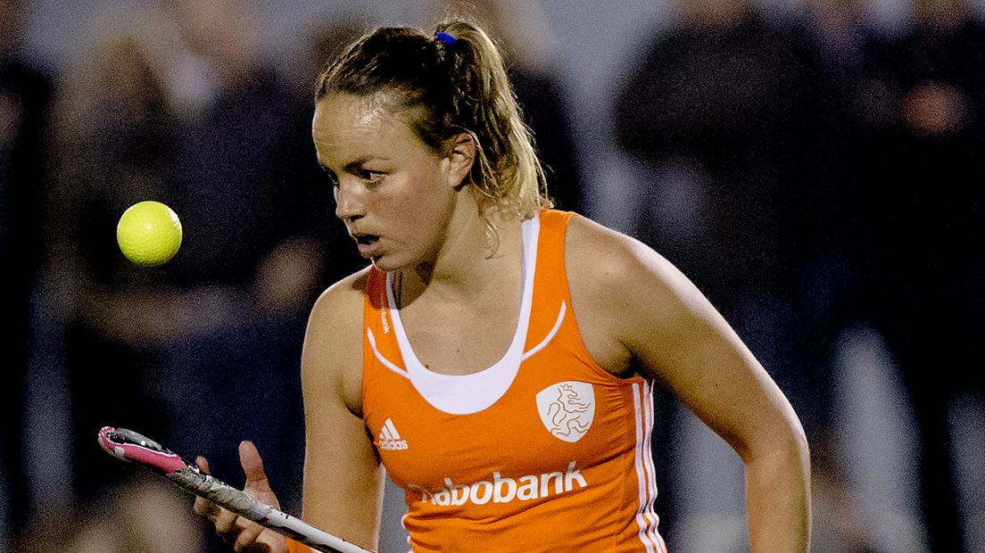 Hockeyster Maartje Paumen in Oranje