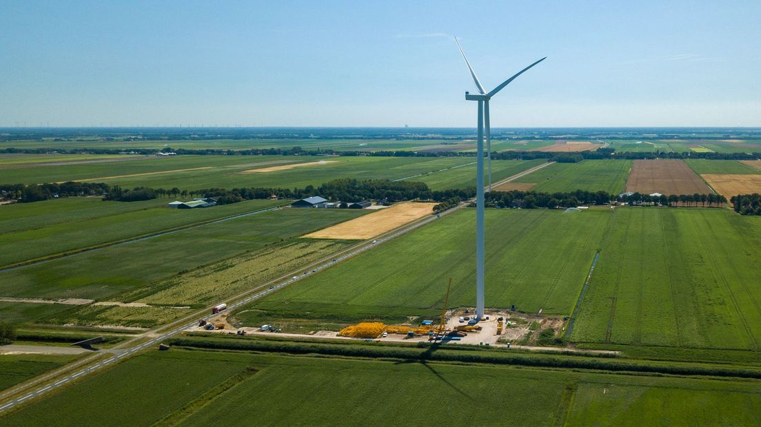 De windmolen aan de Mondenweg (Rechten: Fred van Os/RTV Drenthe)