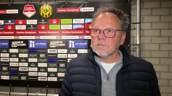 Cambuurtrainer Henk de Jong: "Na de 2-0 ben je meteen kansloos"