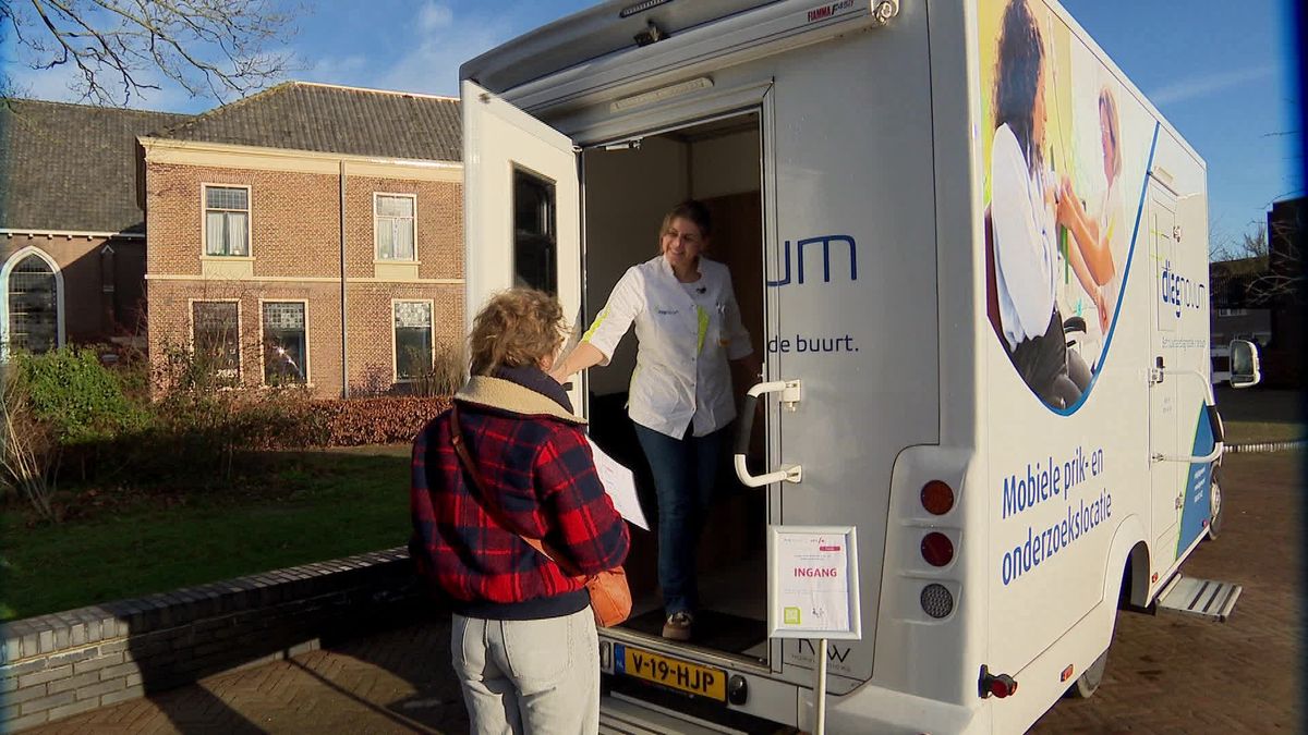 Mensen kunnen zonder afspraak bloed komen prikken in de bus
