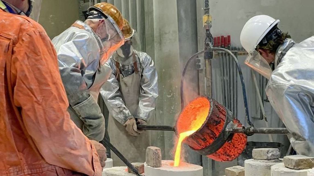 Bronsgieten bij Ateliers MTW