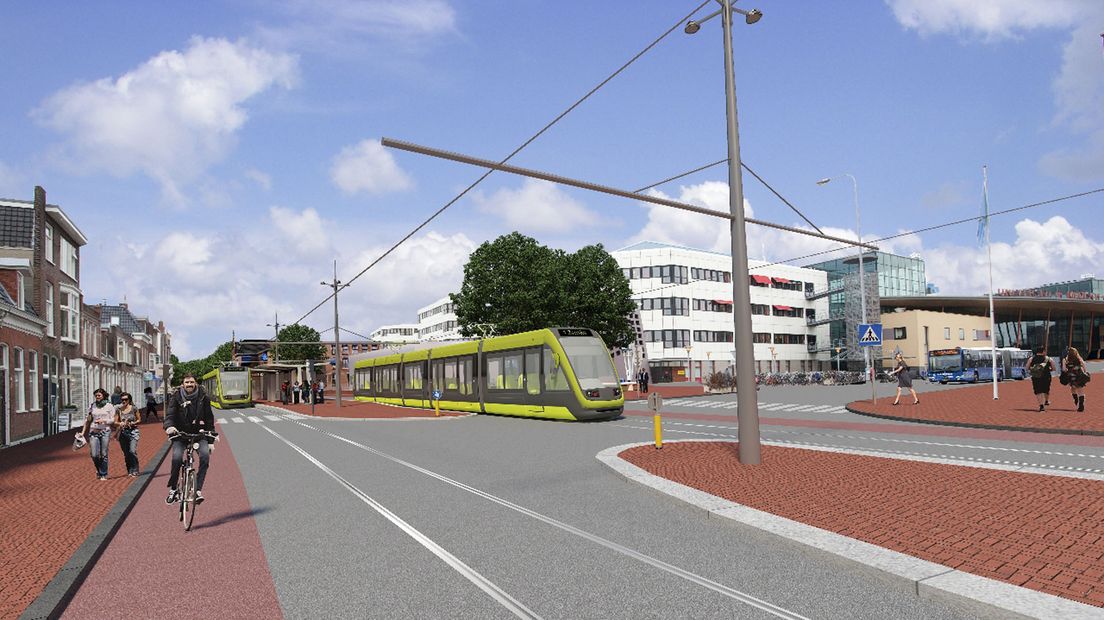 De plannen voor een tram van het Europapark naar het Zernikecomplex liggen er nog steeds