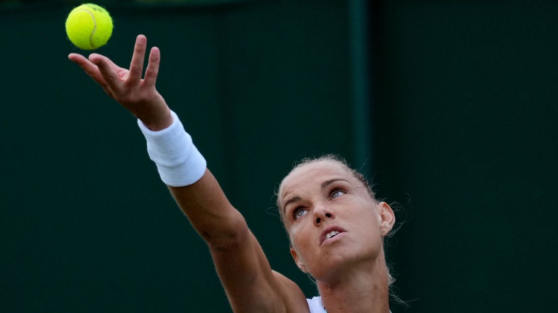 Arantxa Rus was kansloos in de eerste ronde op Wimbledon