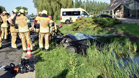 Zware botsing • afvalbrand