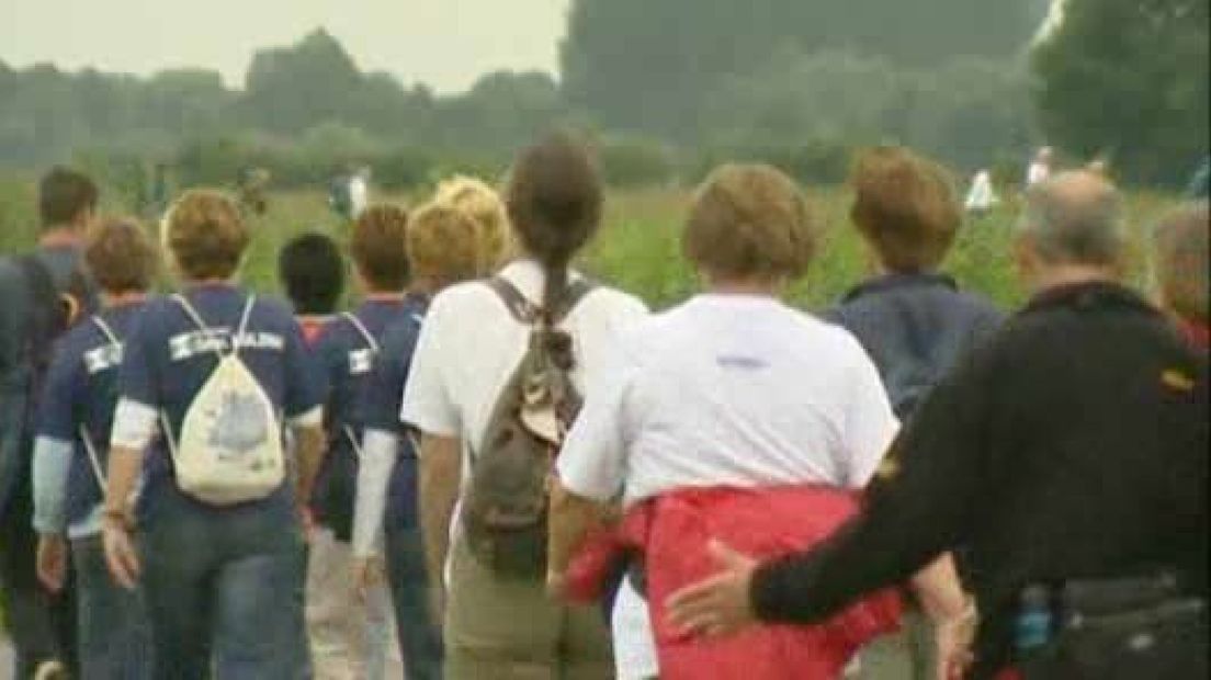 Hitte: wandelaars uur eerder op pad
