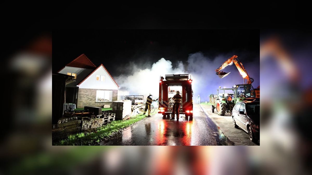 Loods verloren gegaan bij brand in Tijnje