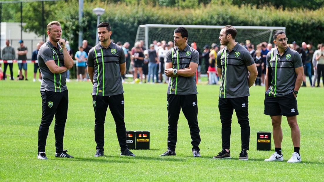 Dirk Kuijt op de eerste training