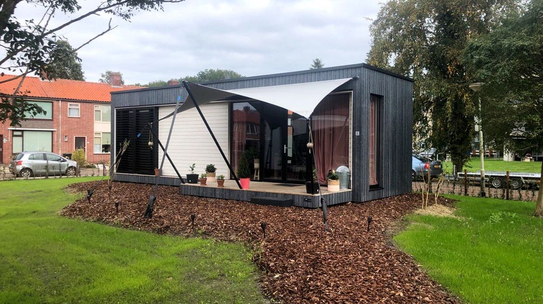 Het kersverse tiny house van Maartje in Hoogezand