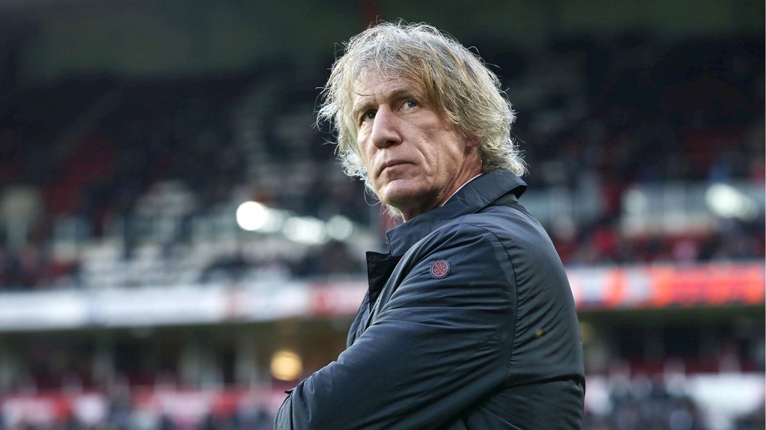 Verbeek tijdens zijn debuut voor Twente