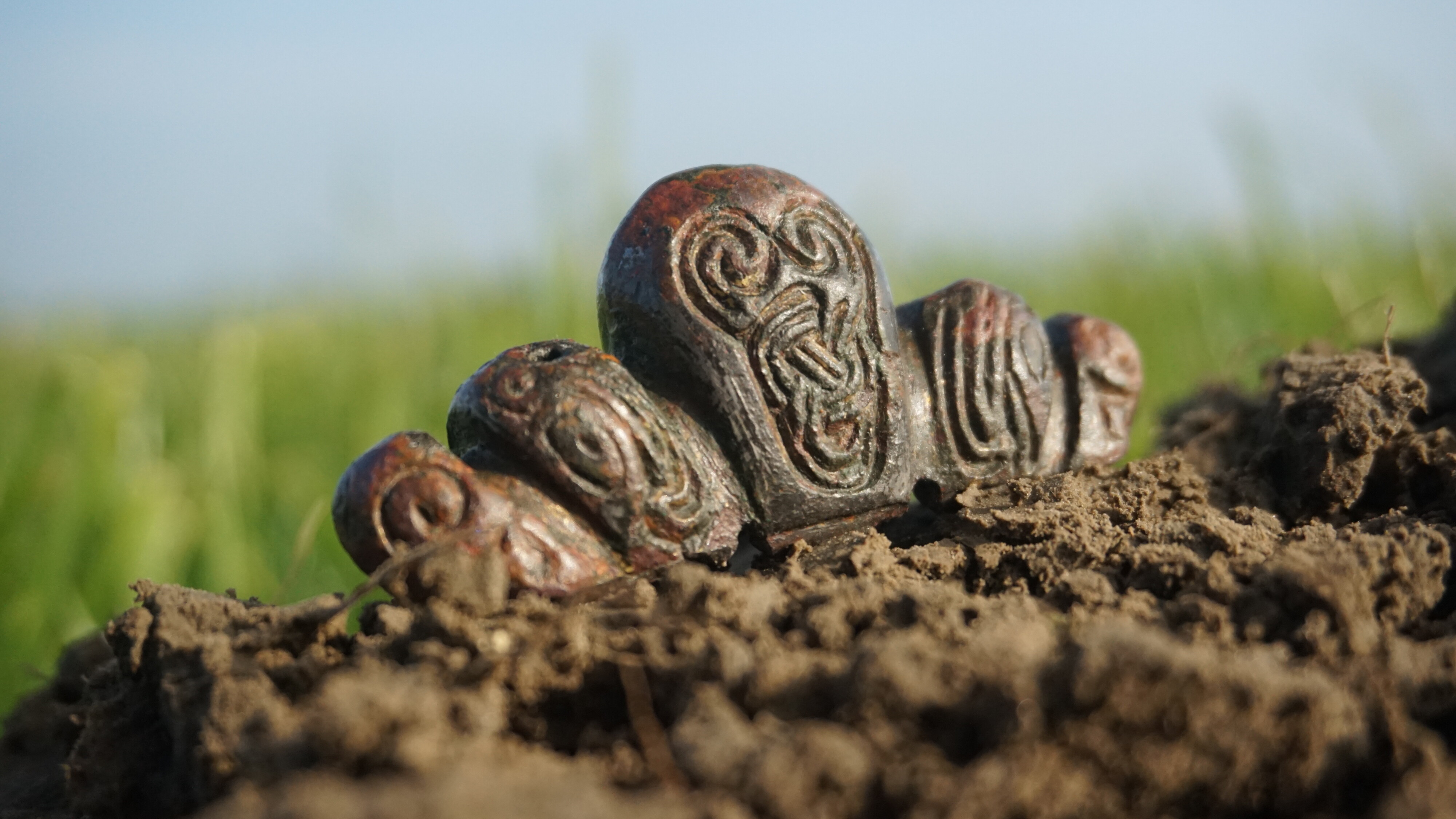 De pommelkap van een vikingswaard