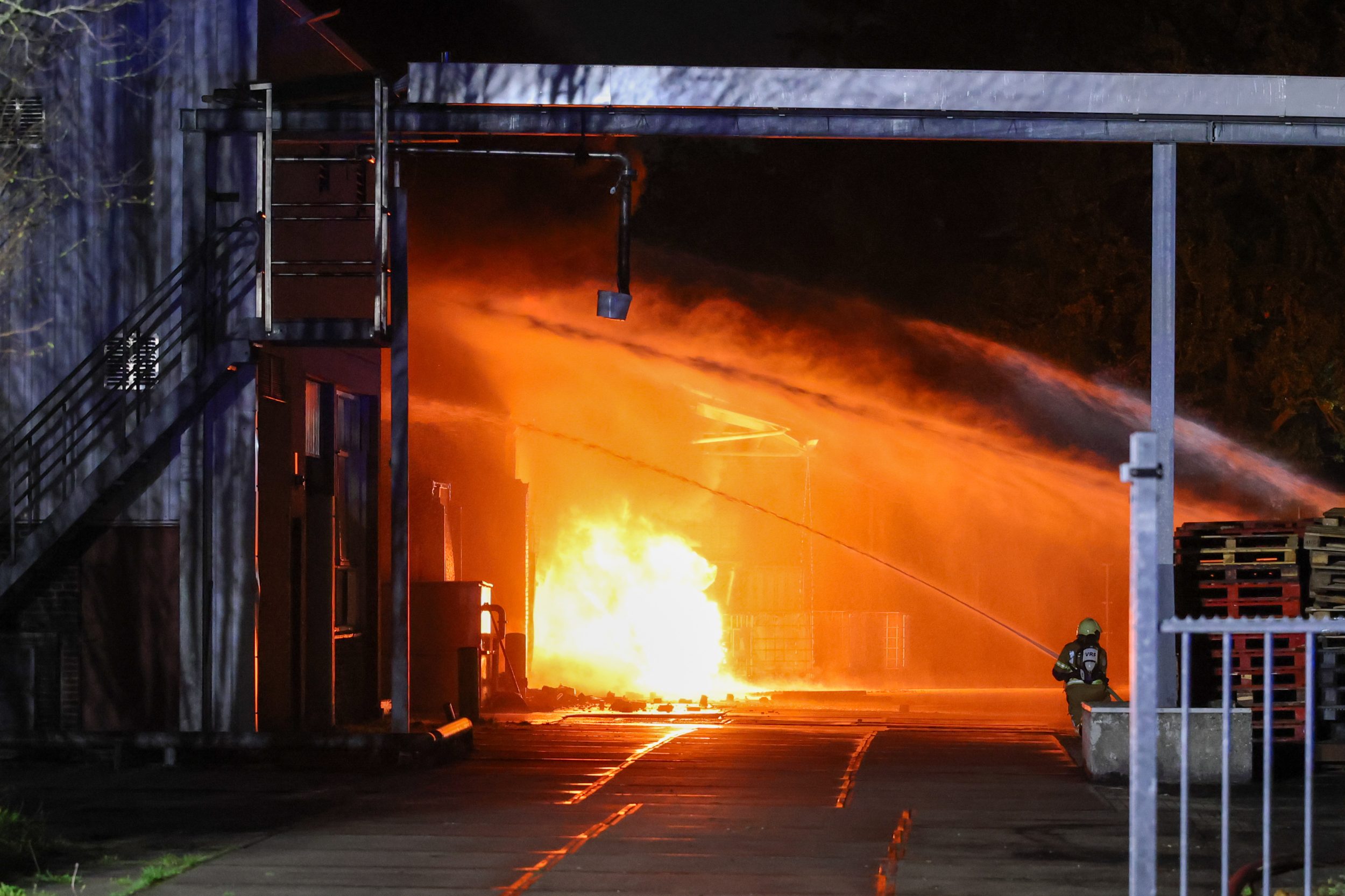 De brand in Heerenveen