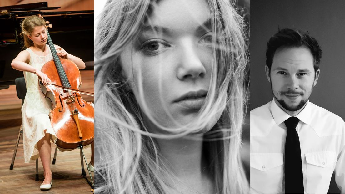 Celliste Mare Keja, zangeres Hannah Mae en schrijver Richard Zuiderveld zijn genomineerd (Rechten: Stichting Kunst en Cultuur)
