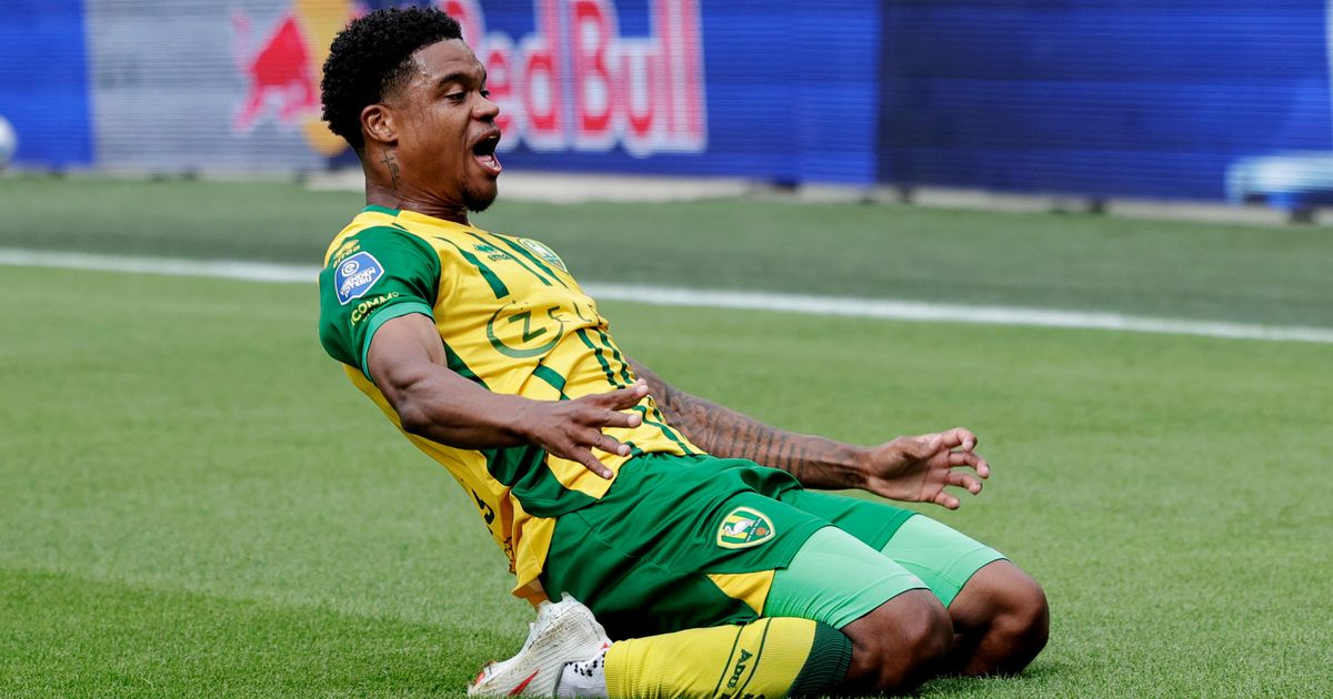 Source visual for Live Eredivisie | Feyenoord al vroeg in de problemen na bliksemstart ADO Den Haag