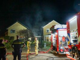 Veel rook bij garagebrand in Emmen