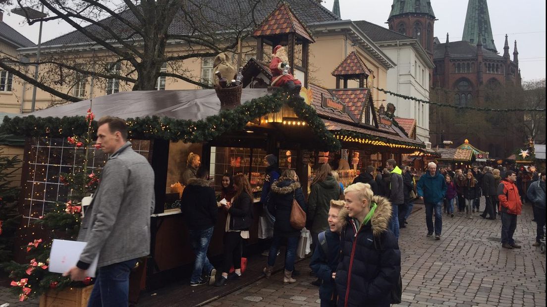 De kerstmarkt in Oldenburg