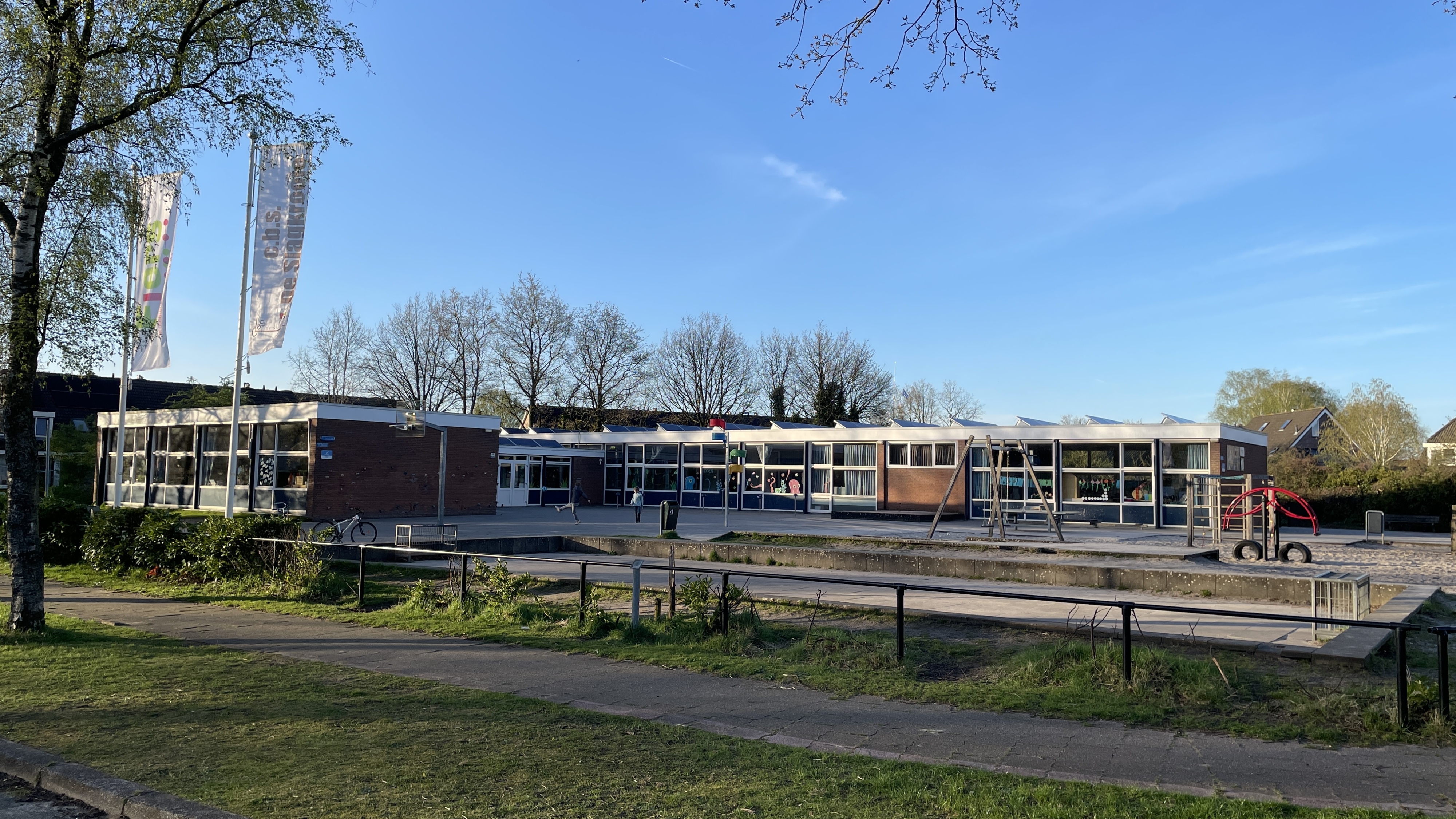 Basisschool De Slagkrooie aan de Ringstraat in Schoonoord