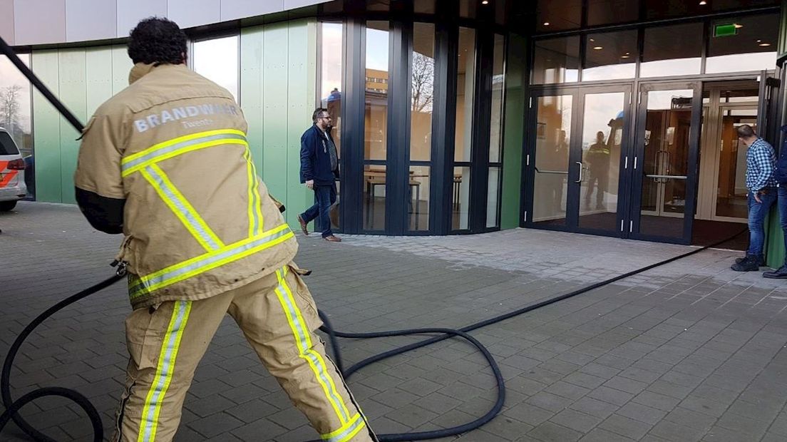 Brandweer aan de slag