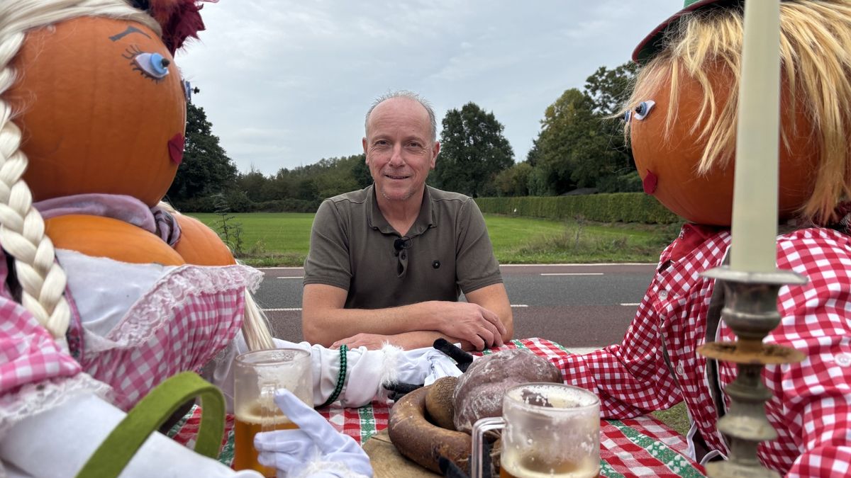 Pompoenen-tafereel in Kronenberg is tikkie pikant en trekt veel bekijks