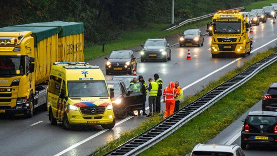 Kop-staartbotsing zorgt voor vertraging