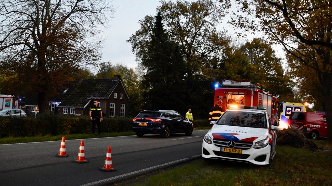 Hulpdiensten uit Groningen en Friesland waren ter plaatse in Opende