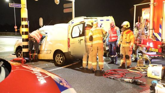 Botsing in Voorthuizen • fietser gewond