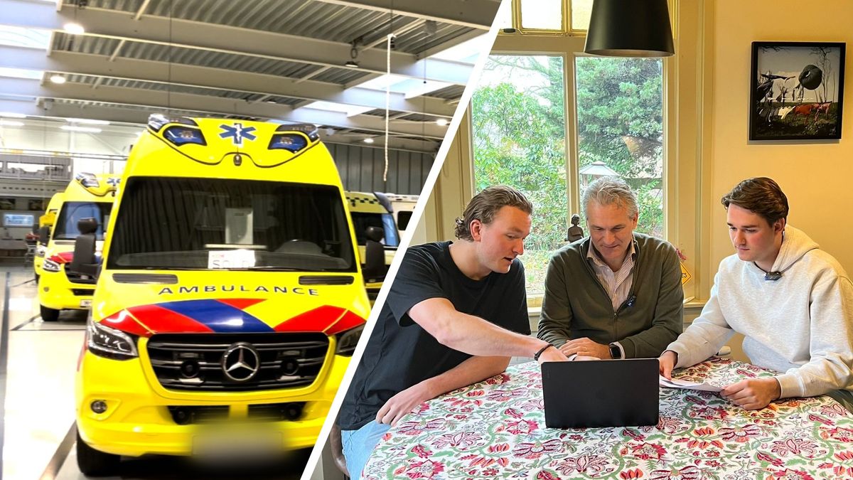 Vader en zoons brengen broodnodige ambulances zelf naar Oekraïne