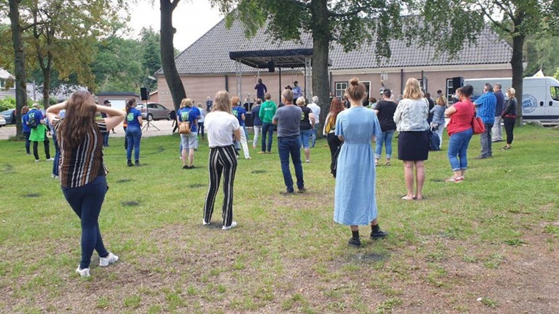 Eerder deze maand werd nog actiegevoerd tegen de sluiting van het Hoenderloo College.
