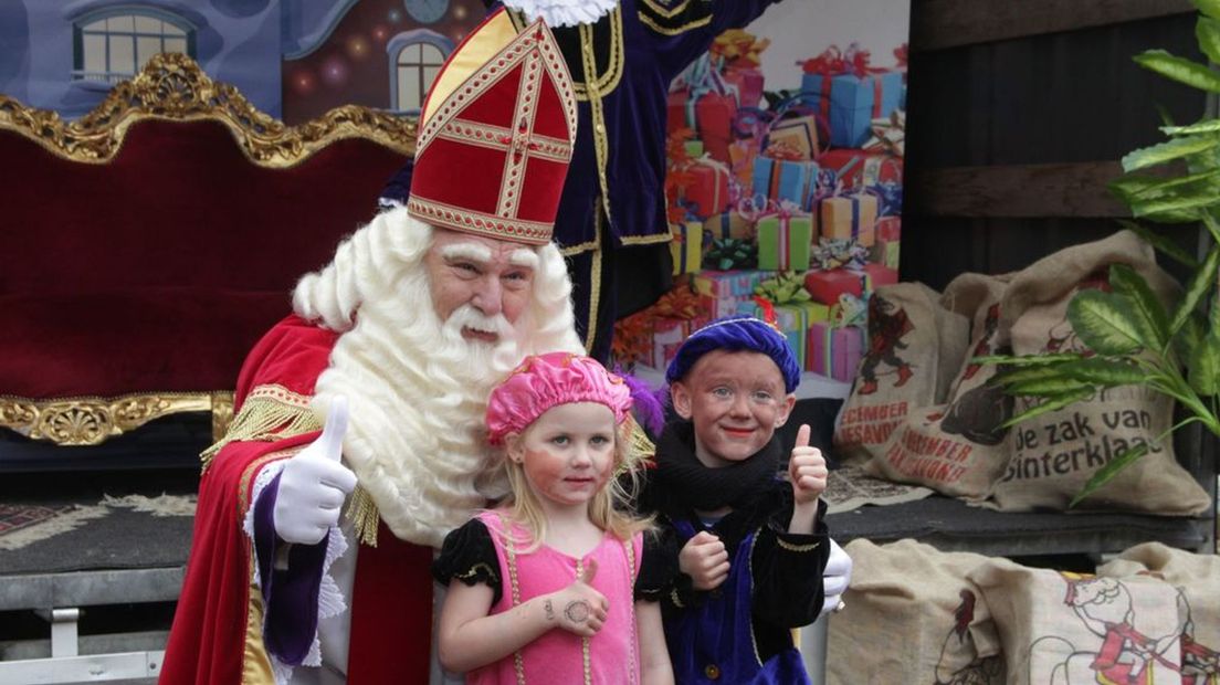 Sinterklaas tijdens een eerdere viering in Groesbeek.