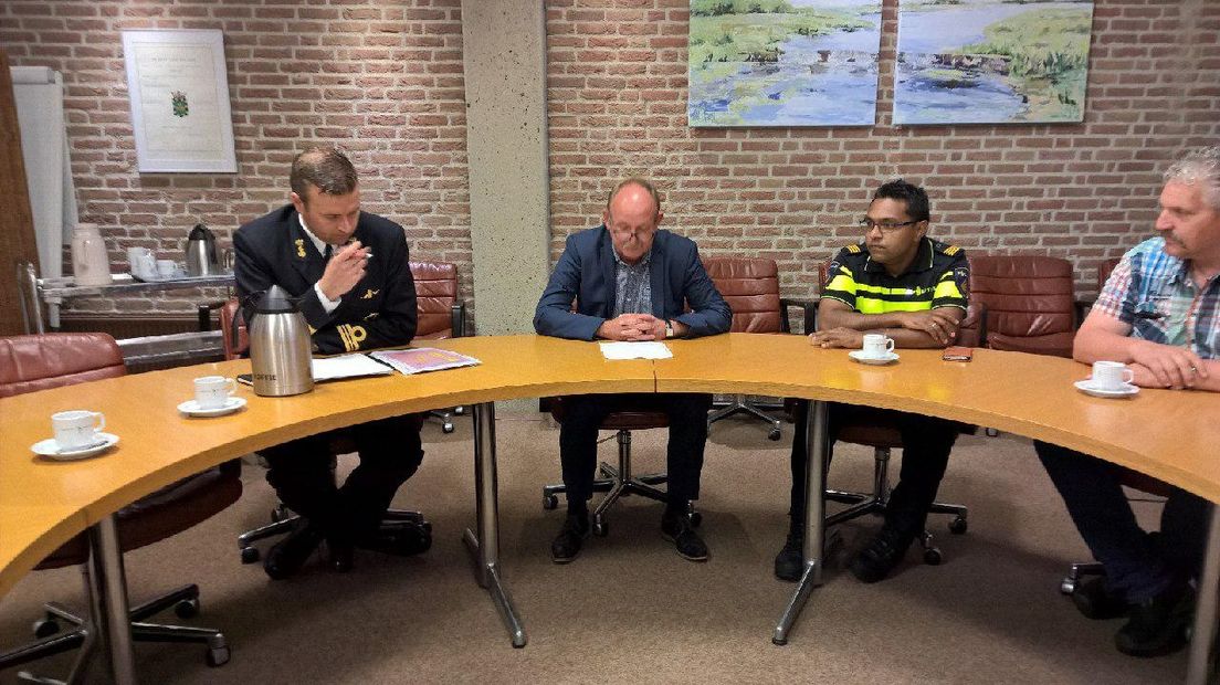 De persconferentie in Noordenveld (Foto RTV Drenthe/ Jeroen Kelderman)