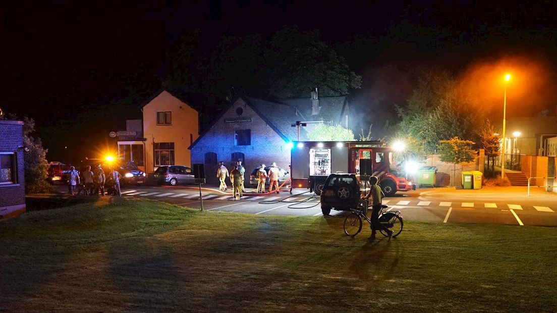 Brand naast 't Veerhuys Olst