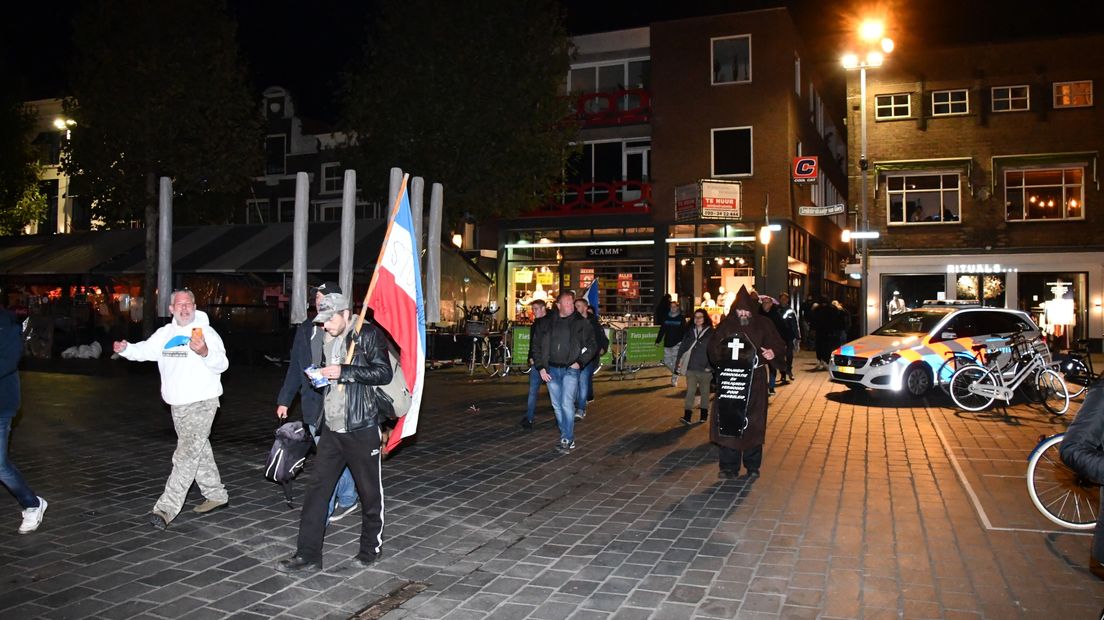 Anti-corona demonstratie in Goes