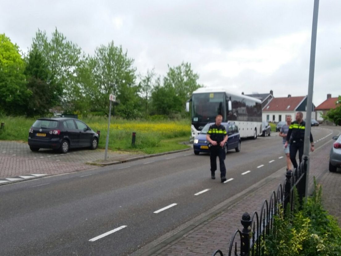 De gestrande bus