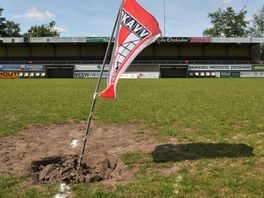 Middenstip voetbalvereniging RKAVV in Leidschendam gestolen