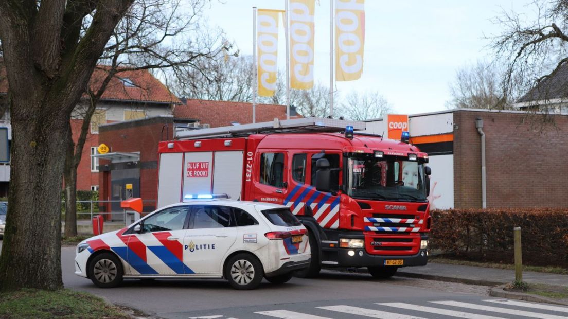 Zowel politie als brandweer ter plaatse in Onstwedde